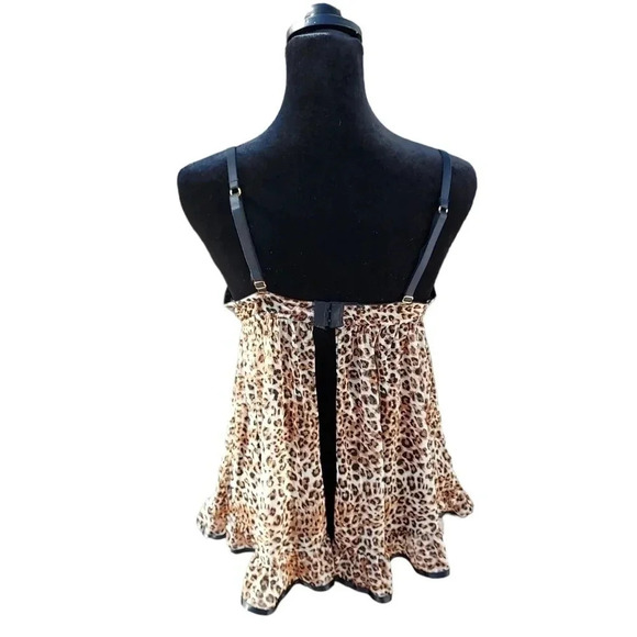 True Desire Womens Leopard Print Lingerie in Medium - Picture 2 of 8